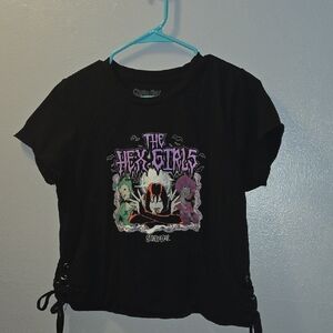 Scooby Doo Hex Girls Black Crop Top Size Large
